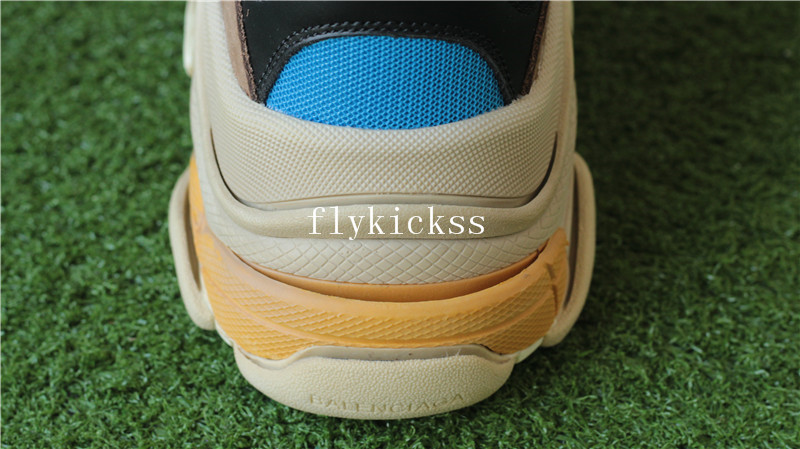 Balenciaga 2017 Fall Winter Triple-S Brown Red Blue